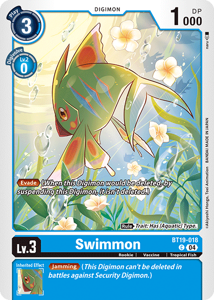 Special Booster Ver.2.5 BT19-018 Swimmon