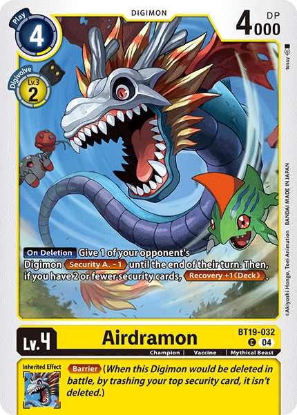 Special Booster Ver.2.5 BT19-032 Airdramon