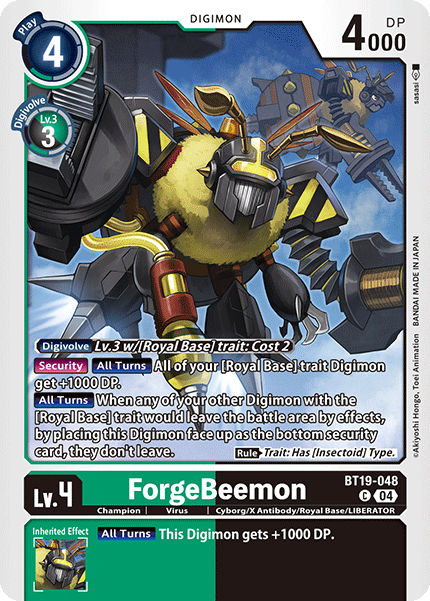 Special Booster Ver.2.5 BT19-048 ForgeBeemon