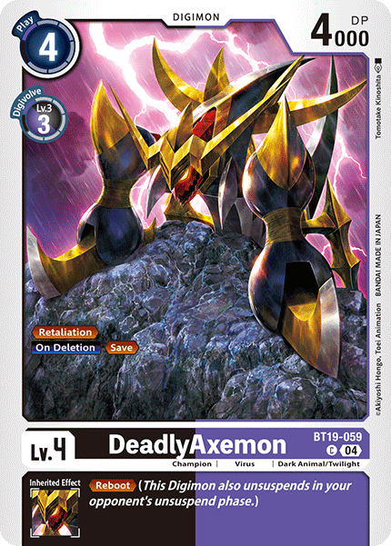 Special Booster Ver.2.5 BT19-059 DeadlyAxemon