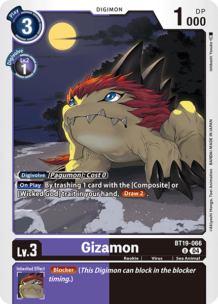 Special Booster Ver.2.5 BT19-066 Gizamon