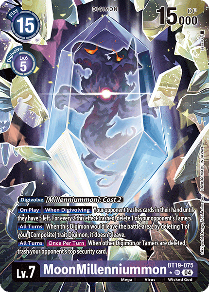 Special Booster Ver.2.5 BT19-075 MoonMillenniummon Alternative Art