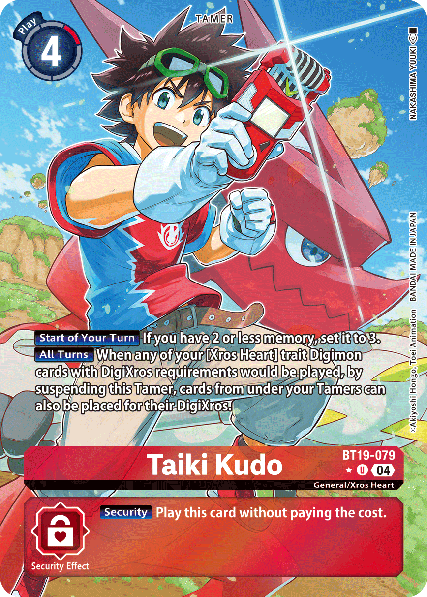 Special Booster Ver.2.5 BT19-079 Taiki Kudo Alternative Art