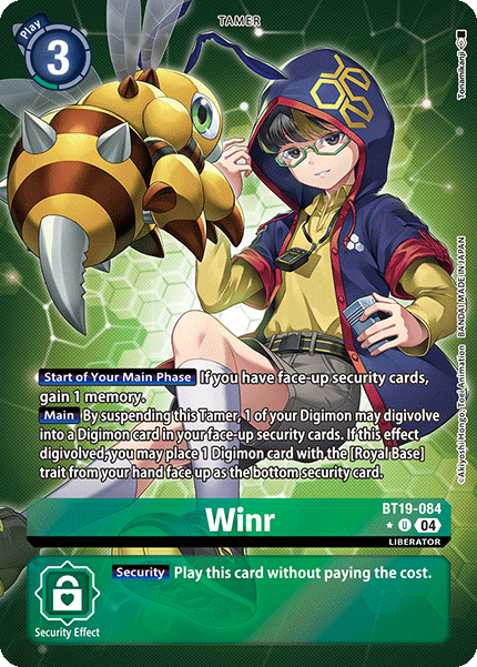 Special Booster Ver.2.5 BT19-084 Winr Alternative Art