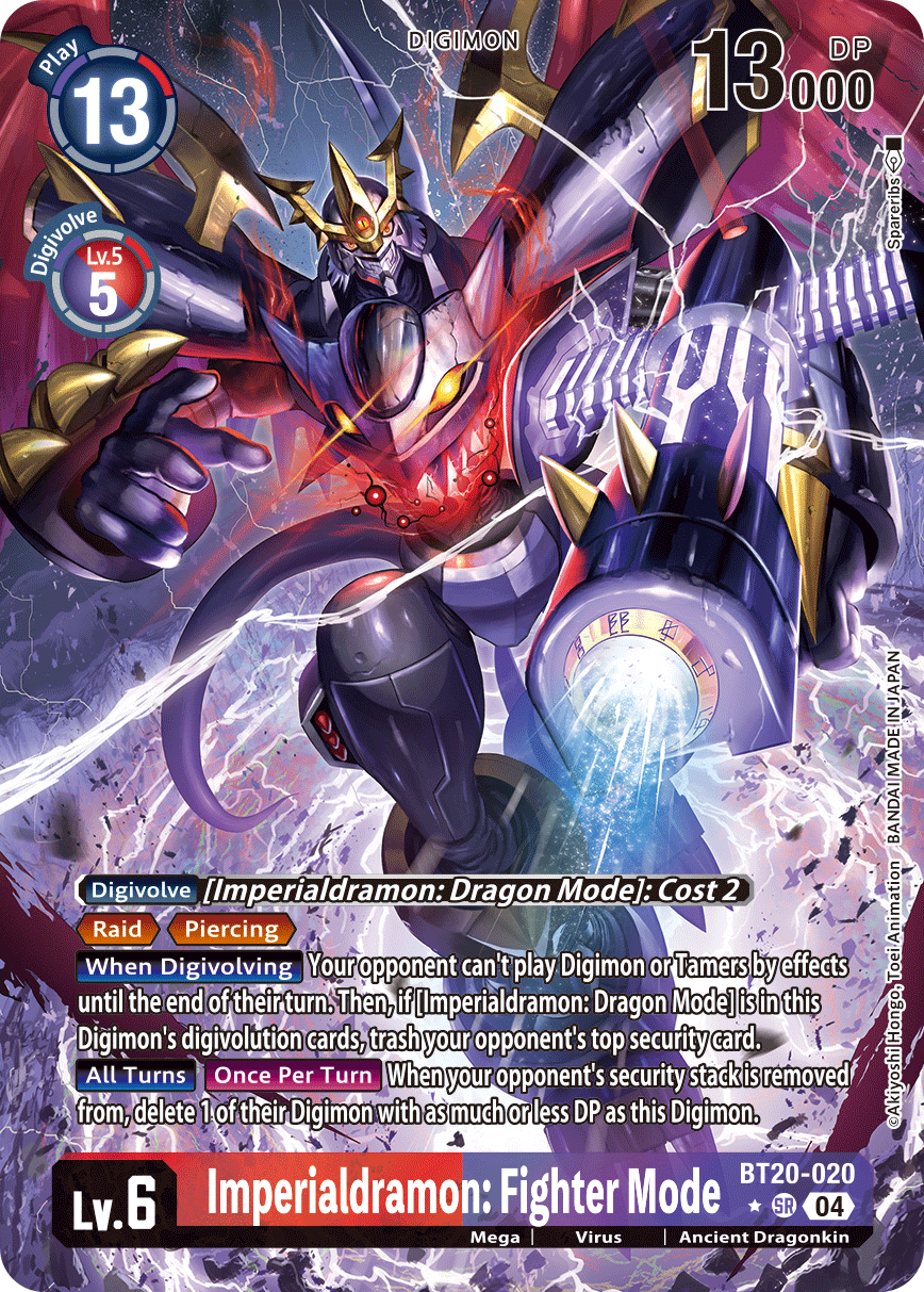 Special Booster Ver.2.5 BT20-020 Imperialdramon: Fighter Mode Alternative Art