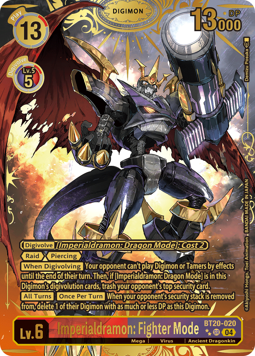 Special Booster Ver.2.5 BT20-020 Imperialdramon: Fighter Mode Alternative Art