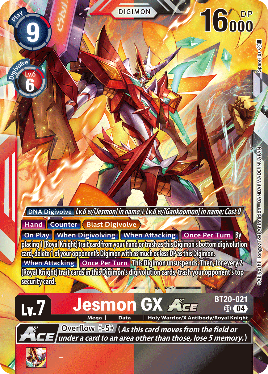 Special Booster Ver.2.5 BT20-021 Jesmon GX ACE