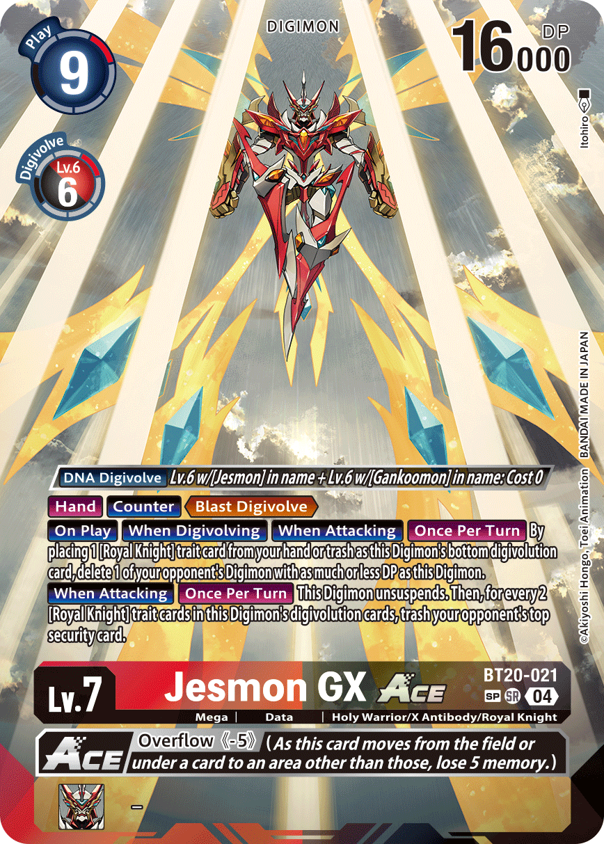 Special Booster Ver.2.5 BT20-021 Jesmon GX ACE Alternative Art