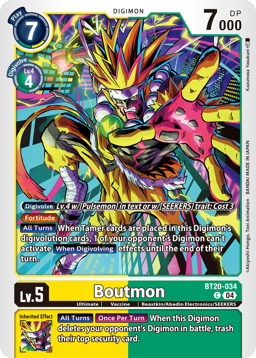 Special Booster Ver.2.5 BT20-034 Boutmon