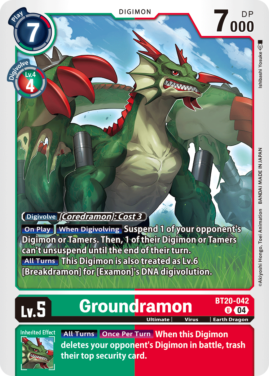 Special Booster Ver.2.5 BT20-042 Groundramon