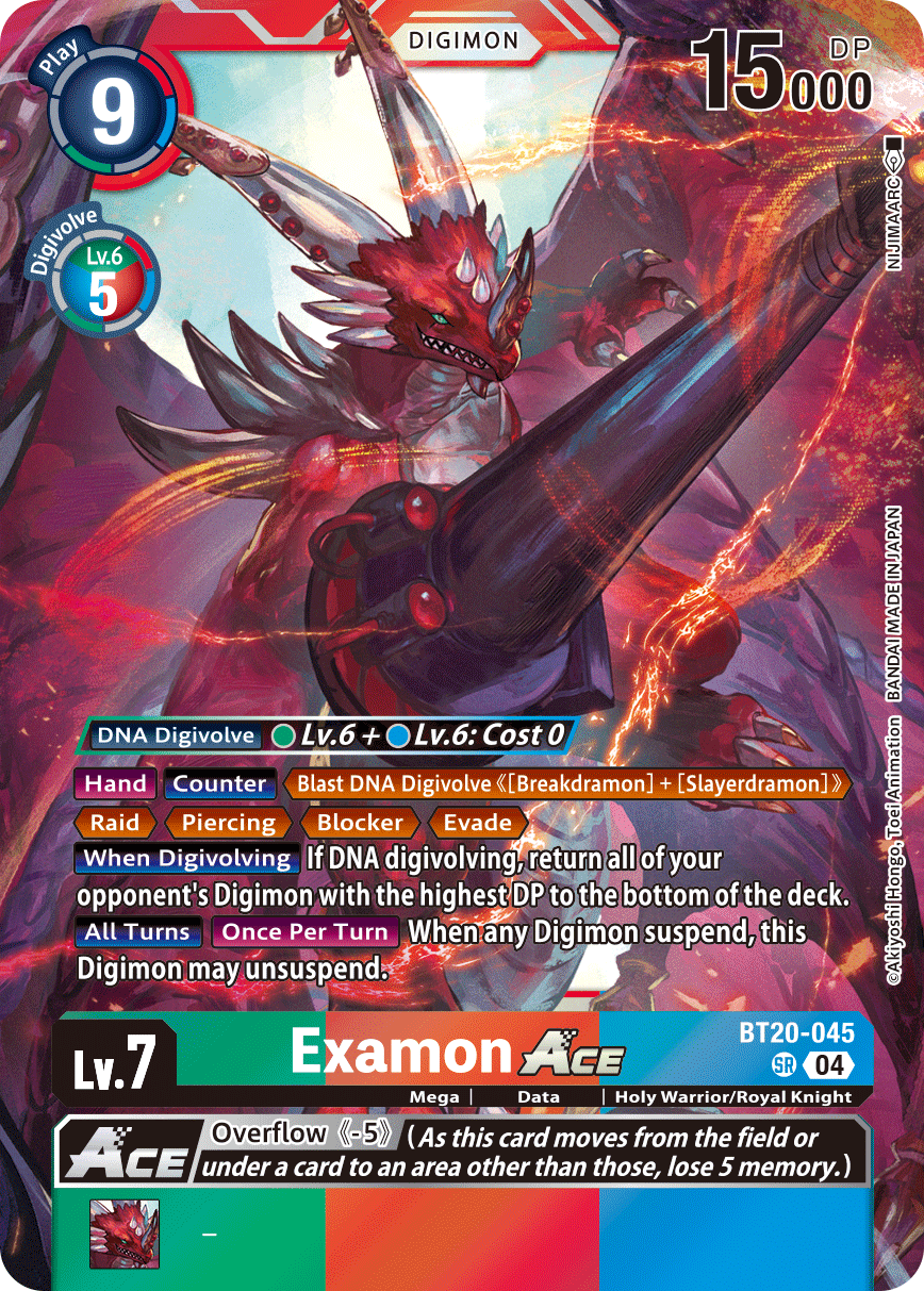 Special Booster Ver.2.5 BT20-045 Examon ACE