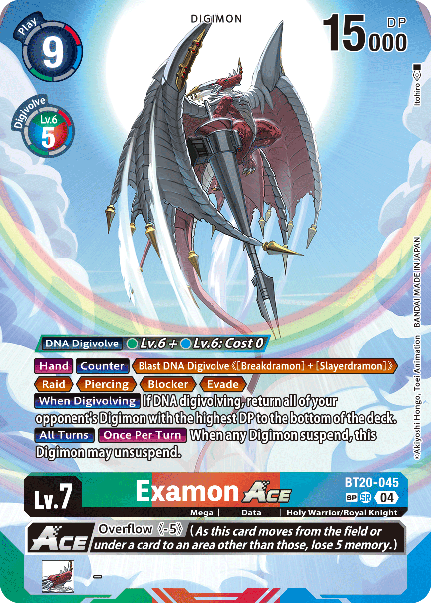 Special Booster Ver.2.5 BT20-045 Examon ACE Alternative Art SR