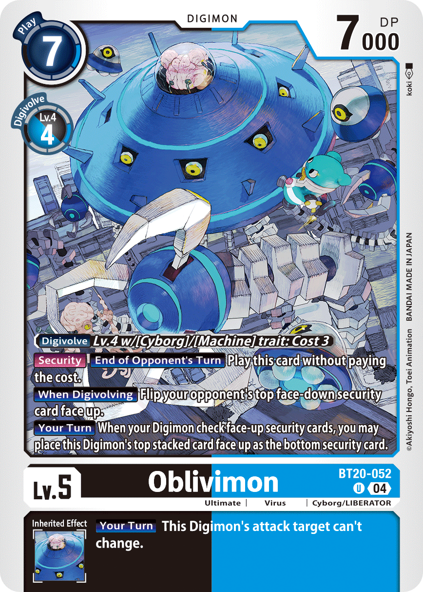 Special Booster Ver.2.5 BT20-052 Oblivimon