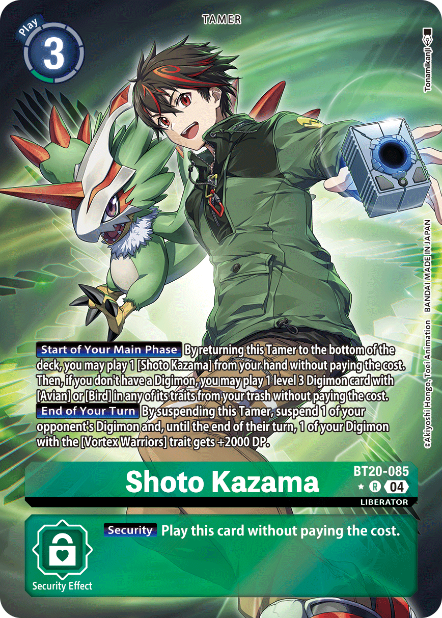 Special Booster Ver.2.5 BT20-085 Shoto Kazama Alternative Art