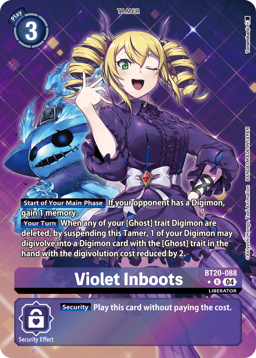 Special Booster Ver.2.5 BT20-088 Violet Inboots Alternative Art