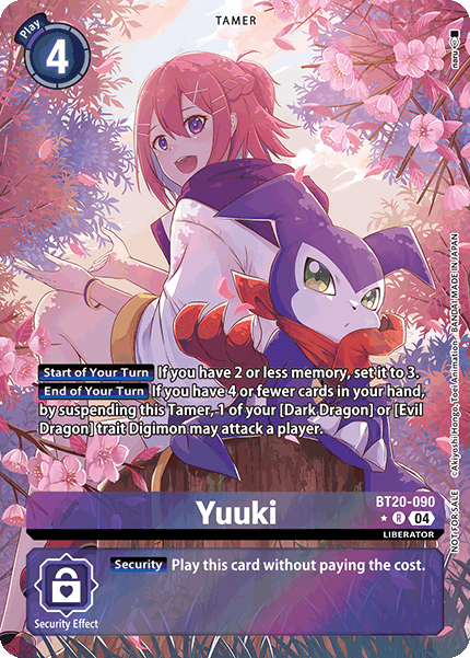 Special Booster Ver.2.5 BT20-090 Yuuki Alternative Art