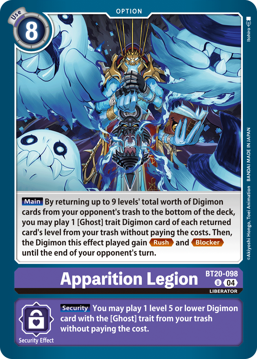 Special Booster Ver.2.5 BT20-098 Apparition Legion