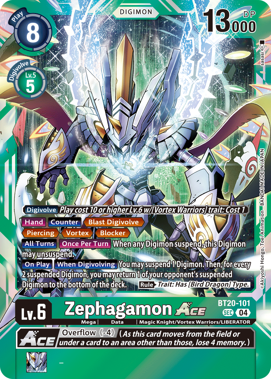 Special Booster Ver.2.5 BT20-101 Zephagamon ACE