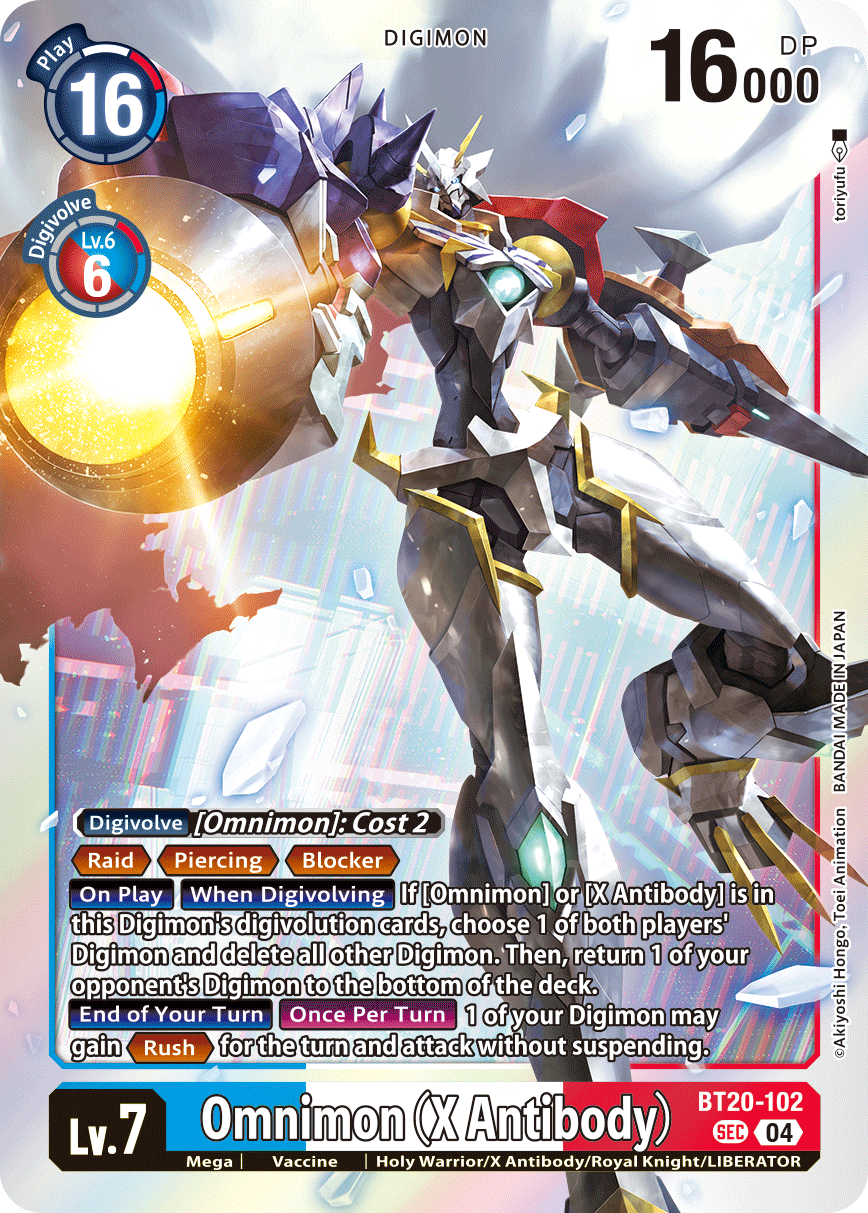 Special Booster Ver.2.5 BT20-102 Omnimon (X Antibody)