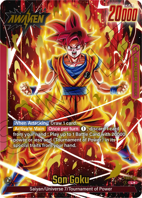 Blazing Aura FB02-001 Son Goku Parallel