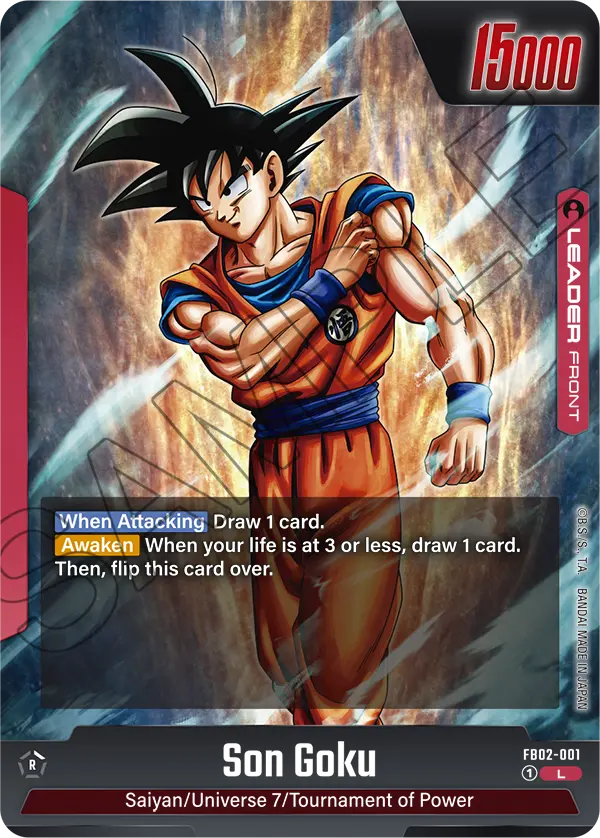 Blazing Aura FB02-001 Son Goku