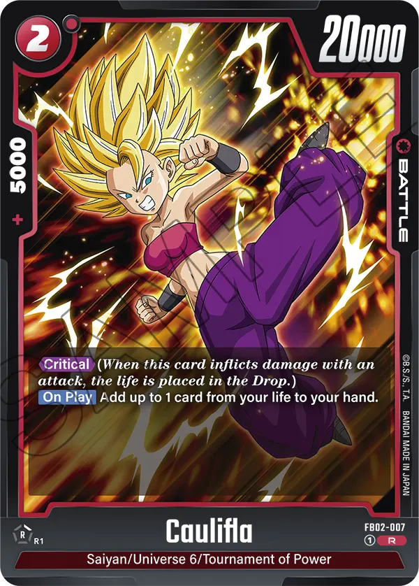 Blazing Aura FB02-007 Caulifla