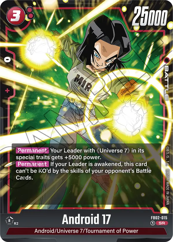 Blazing Aura FB02-015 Android 17