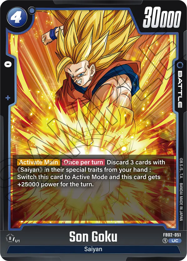 Blazing Aura FB02-051 Son Goku