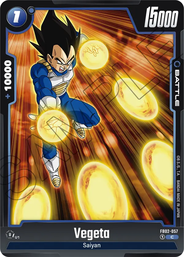 Blazing Aura FB02-057 Vegeta