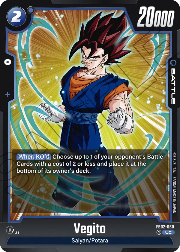 Blazing Aura FB02-060 Vegito