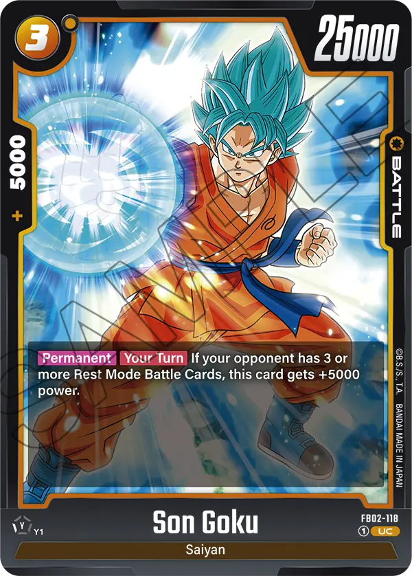 Blazing Aura FB02-118 Son Goku