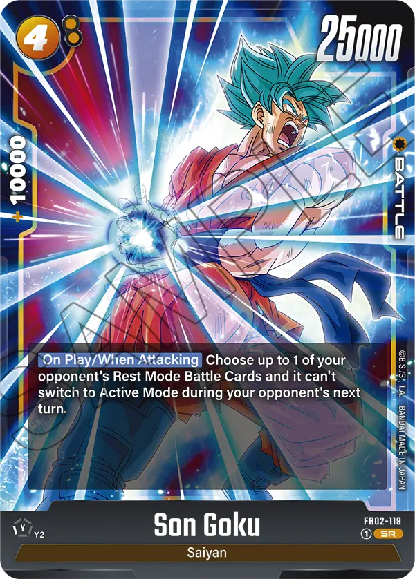 Blazing Aura FB02-119 Son Goku