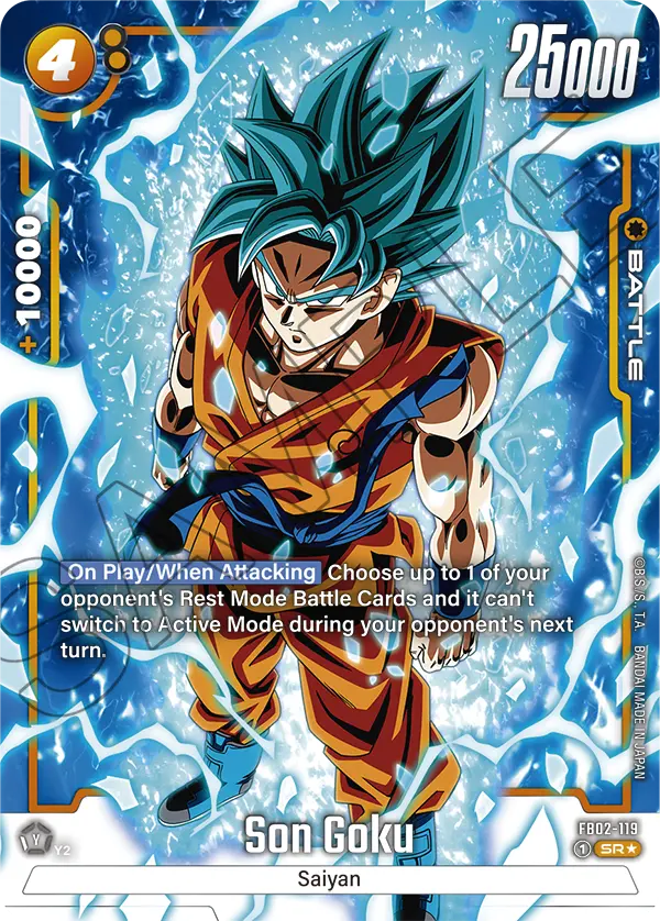 Blazing Aura FB02-119 Son Goku Parallel