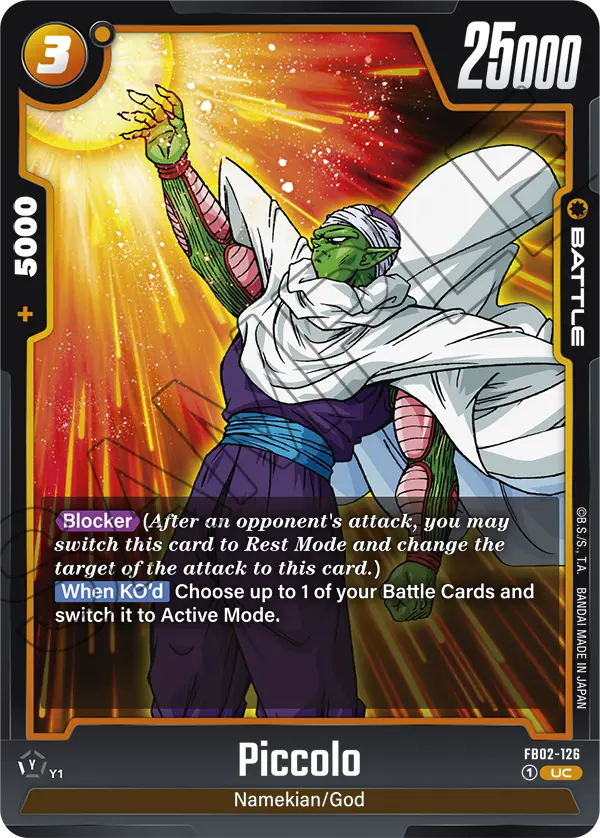 Blazing Aura FB02-126 Piccolo