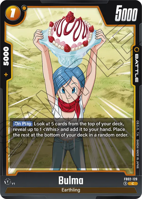 Blazing Aura FB02-129 Bulma