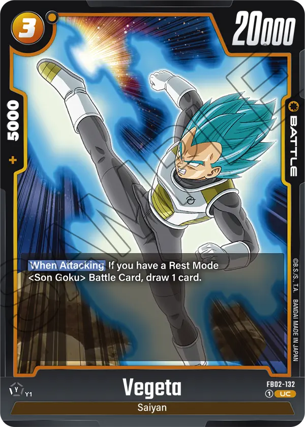 Blazing Aura FB02-132 Vegeta