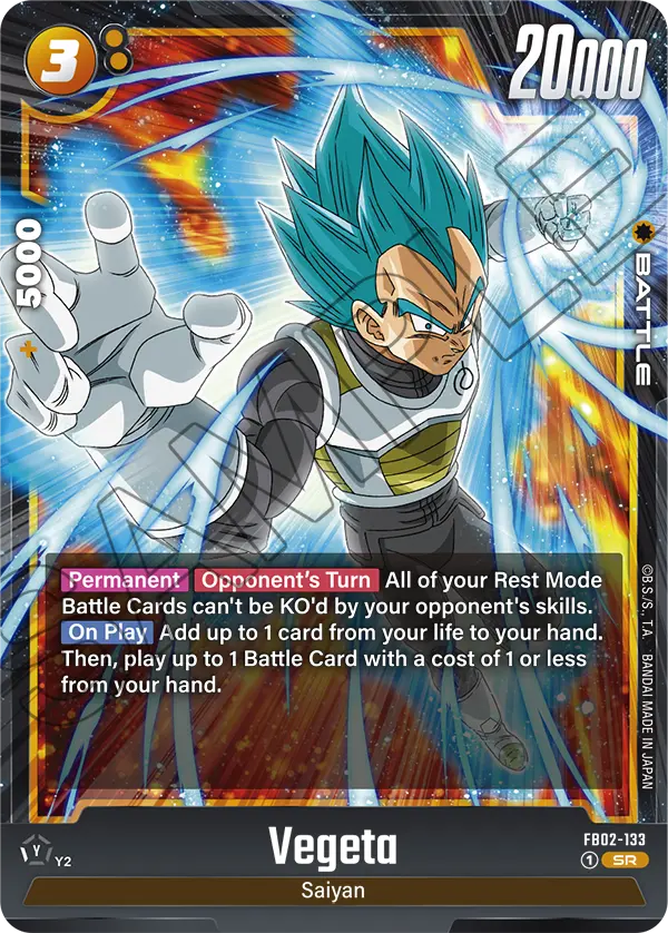 Blazing Aura FB02-133 Vegeta