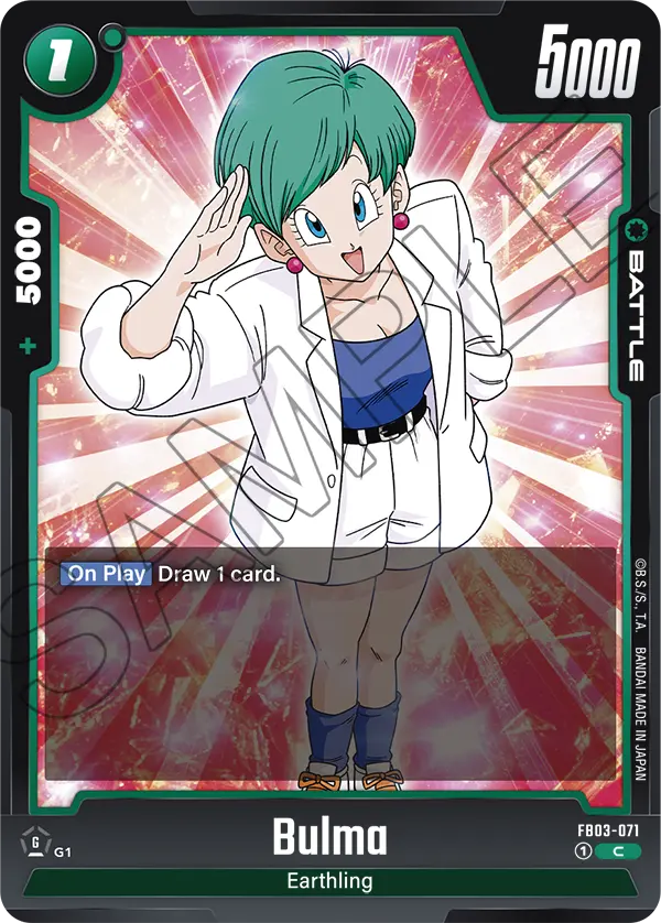 Raging War FB03-071 Bulma