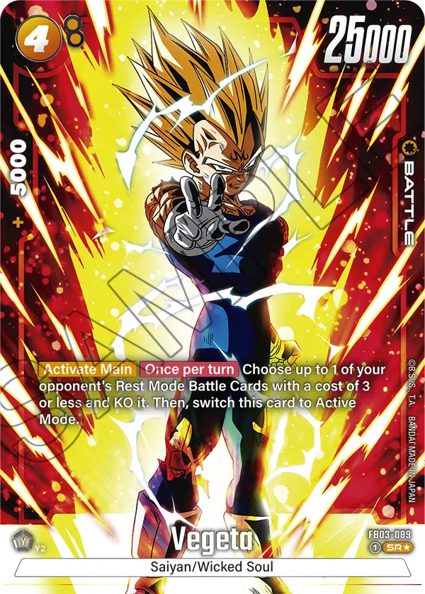 Raging War FB03-089 Vegeta Parallel