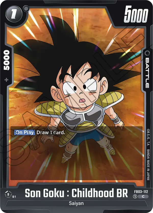 Raging War FB03-112 Son Goku : Childhood BR