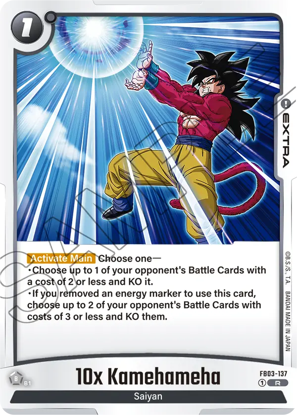 Raging War FB03-137 10x Kamehameha