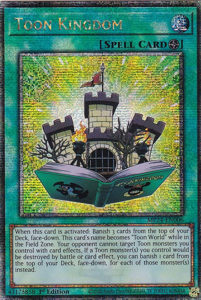 25th Anniversary Dueling Mirrors Tin MP24-EN006 Toon Kingdom Quarter Century Secret Rare 1st Edition