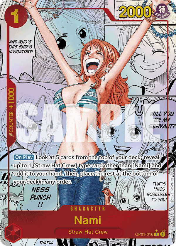 OP01-016 | R | CHARACTER Nami Manga