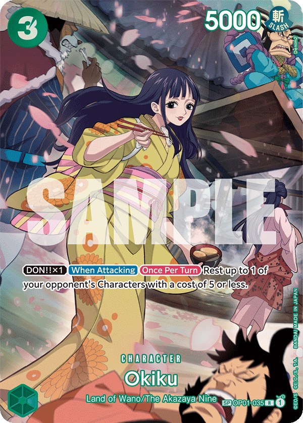 OP01-035 | SP CARD | CHARACTER Okiku