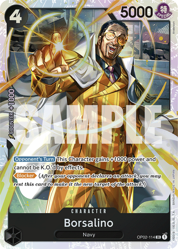 OP02-114 | SR | CHARACTER Borsalino