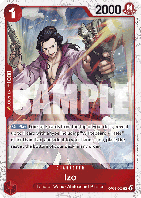 OP03-003 | R | CHARACTER Izo Jolly Rodger Foil