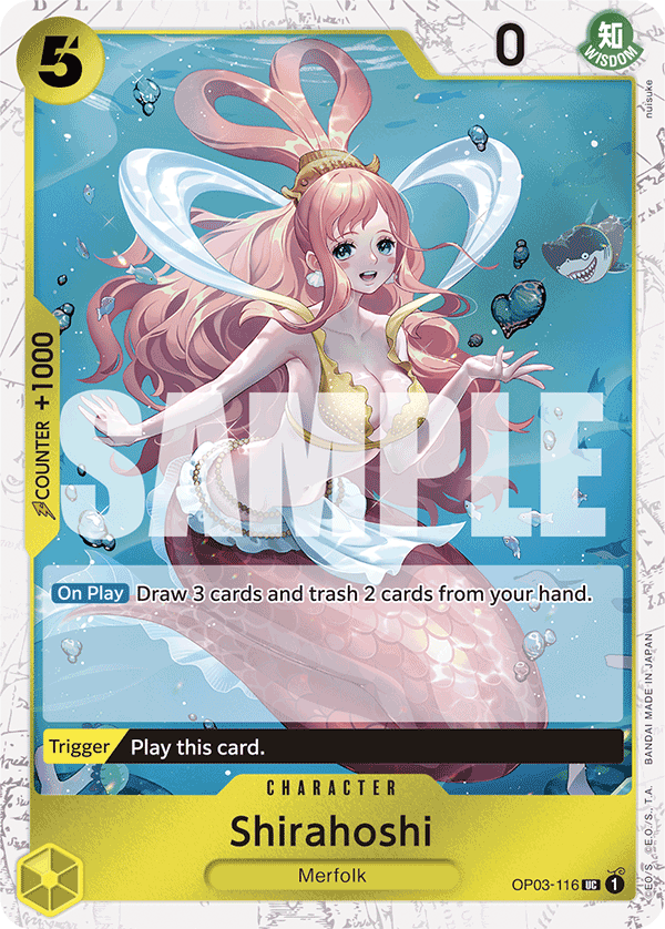 OP03-116 | UC | CHARACTER Shirahoshi Jolly Rodger Foil