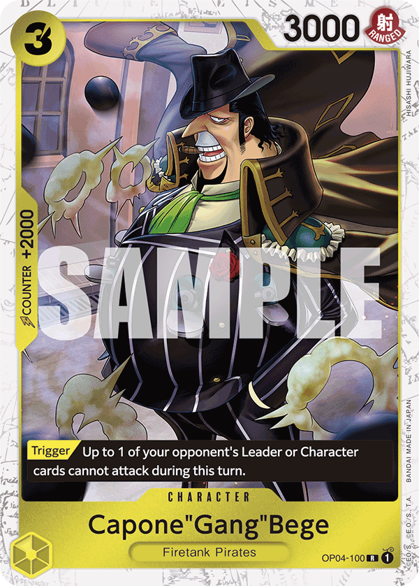 OP04-100 | R | CHARACTER Capone"Gang"Bege Jolly Rodger Foil