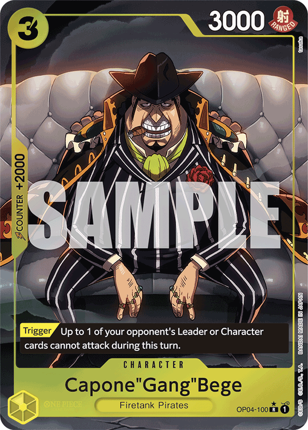 OP04-100 | R | CHARACTER Capone"Gang"Bege Parallel