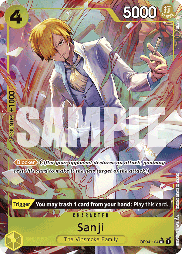 OP04-104 | SR | CHARACTER Sanji Parallel